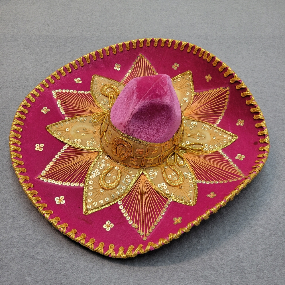 Authentic Pigalle Mexican Sombrero Mariachi Hat